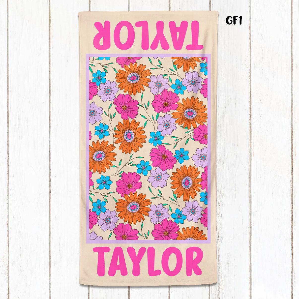 Groovy Floral Towel - 30" x 60"