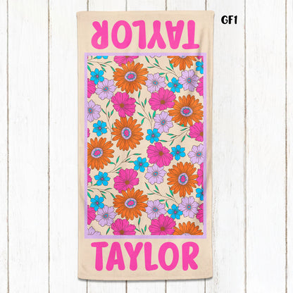 Groovy Floral Towel - 30" x 60"