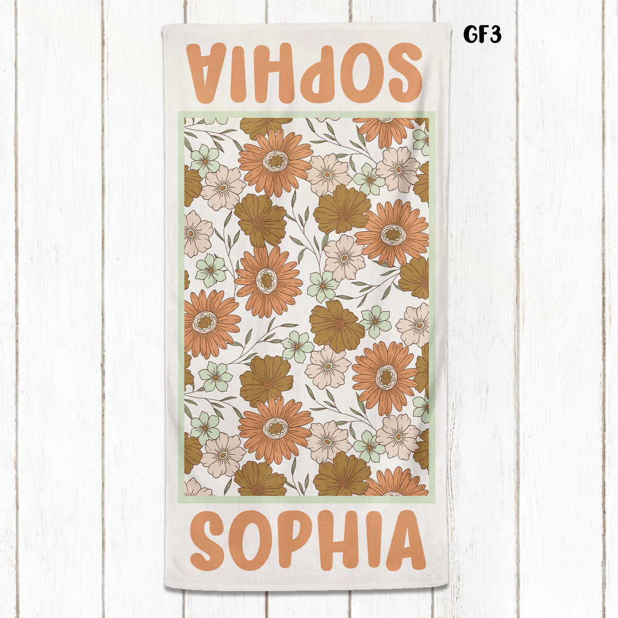 Groovy Floral Towel - 30" x 60"