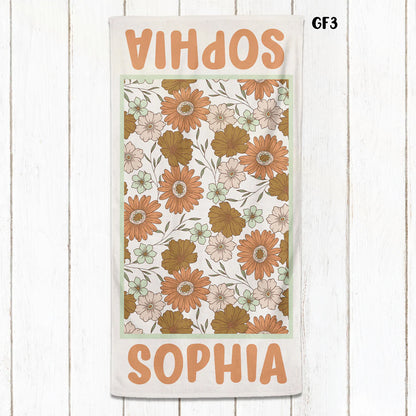 Groovy Floral Towel - 30" x 60"