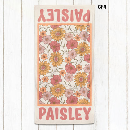 Groovy Floral Towel - 30" x 60"
