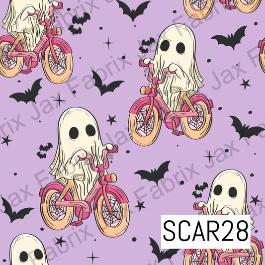 Ghosts On Bikes Purple SCAR28