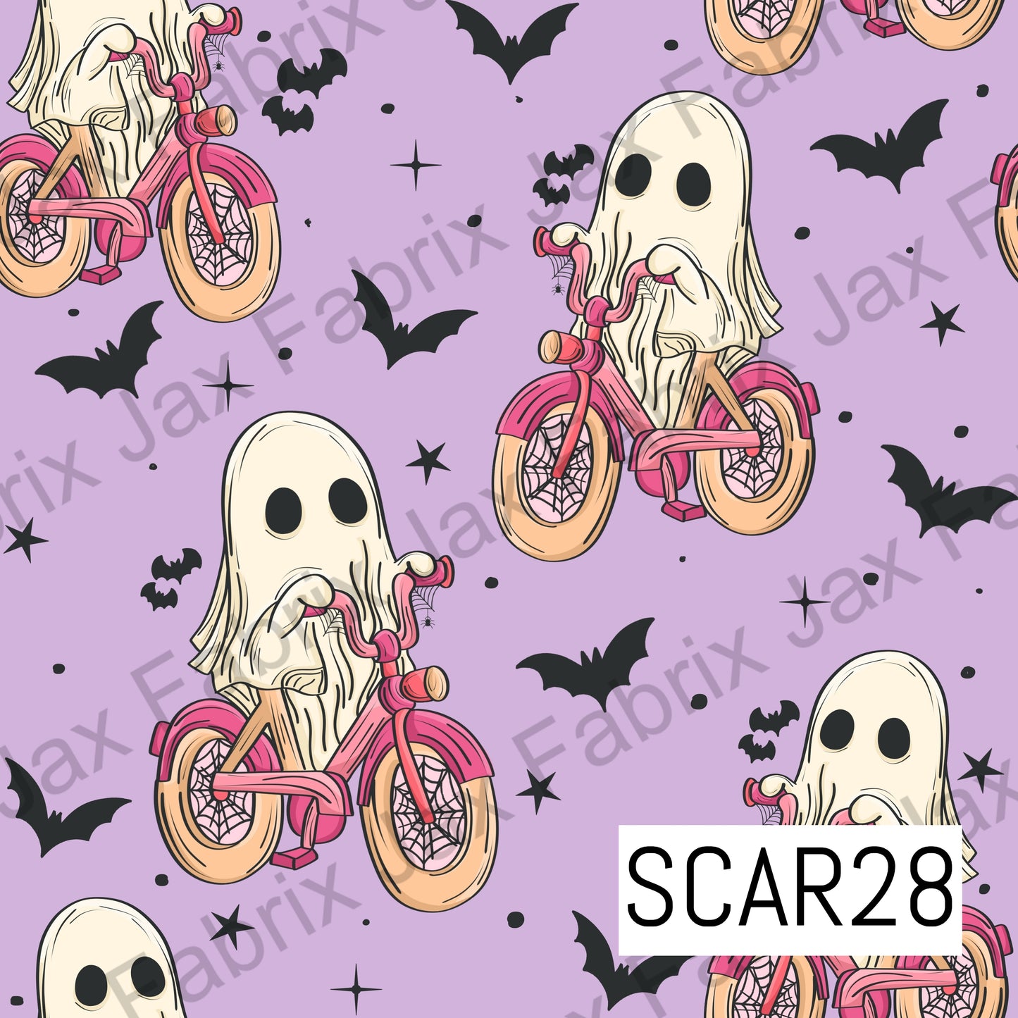 Ghosts On Bikes Purple SCAR28