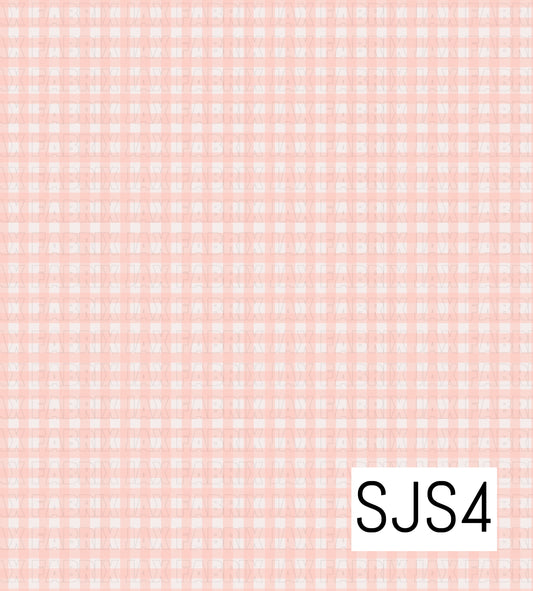 Gingham Pink SJS4