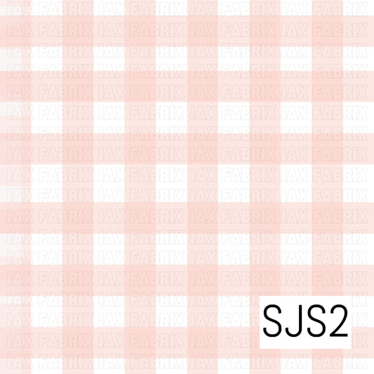 Gingham Light Pink SJS2