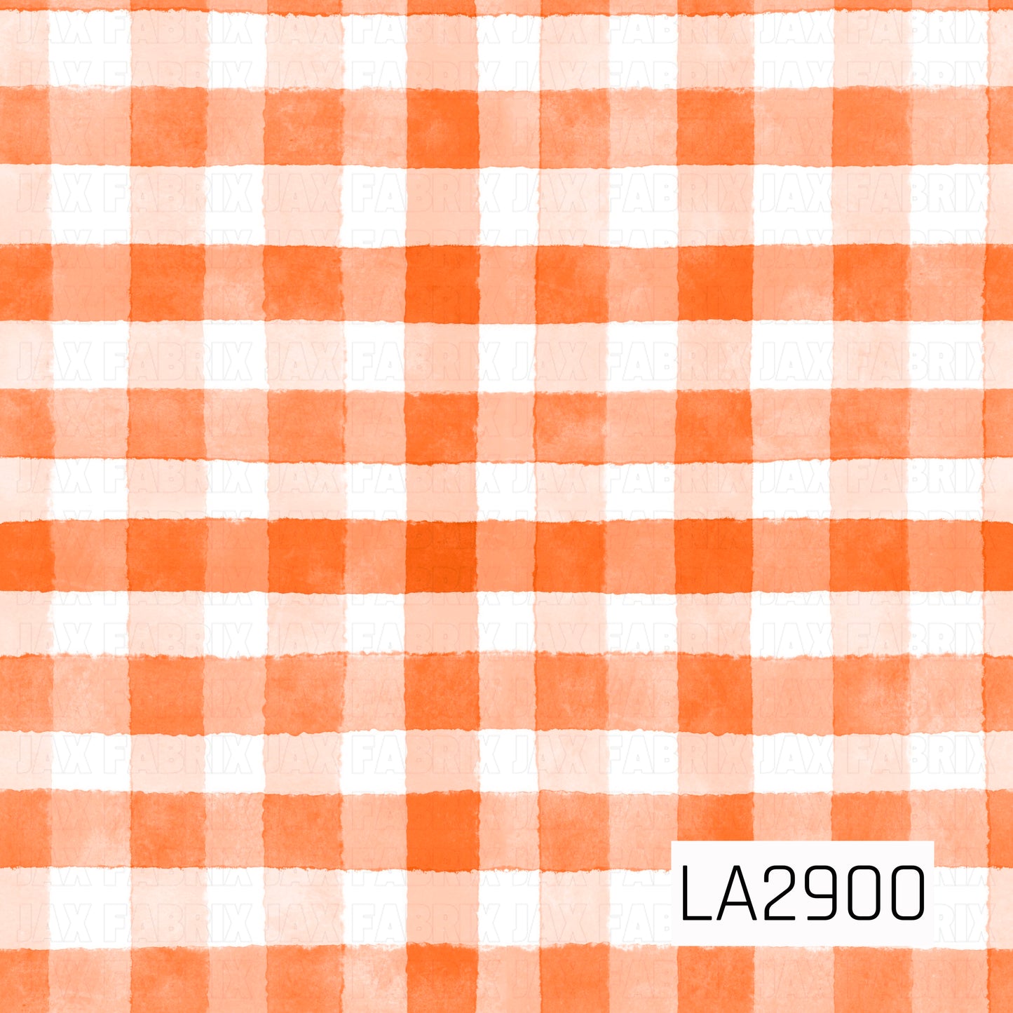 A classic watercolor gingham pattern featuring warm pumpkin orange and soft peach plaid with a hand-painted texture. The timeless check design creates a cozy, seasonal coordinate that pairs beautifully with autumn florals, pumpkins, and harvest-inspired prints.
