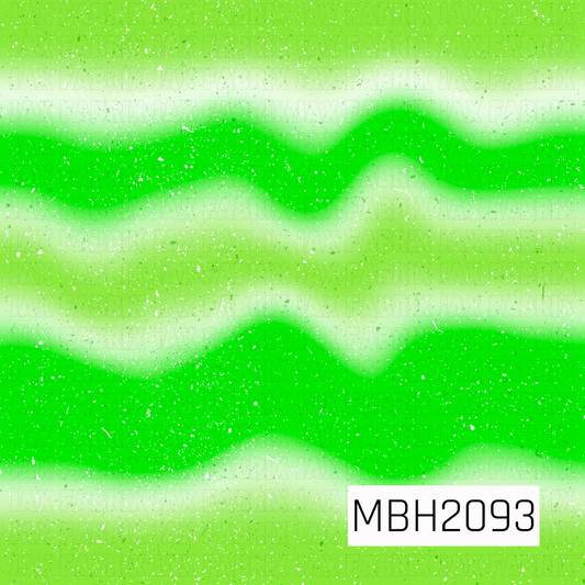 Wavy neon green Stripes with speckles