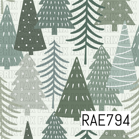 Green Winter Forest RAE794