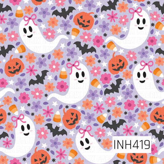 INH419 - Floral Ghosts Purple
