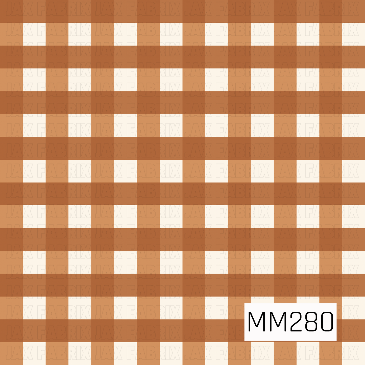 MM280 - Halloween Goose Orange Gingham