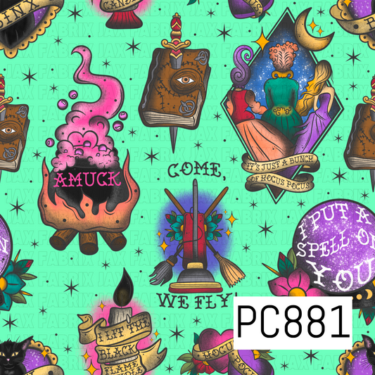 Witchy Sisters Tattoo PC881