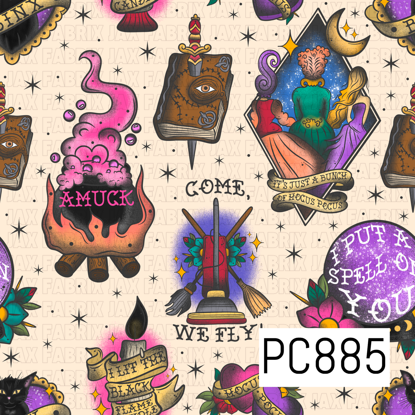 Witchy Sisters Tattoo PC885