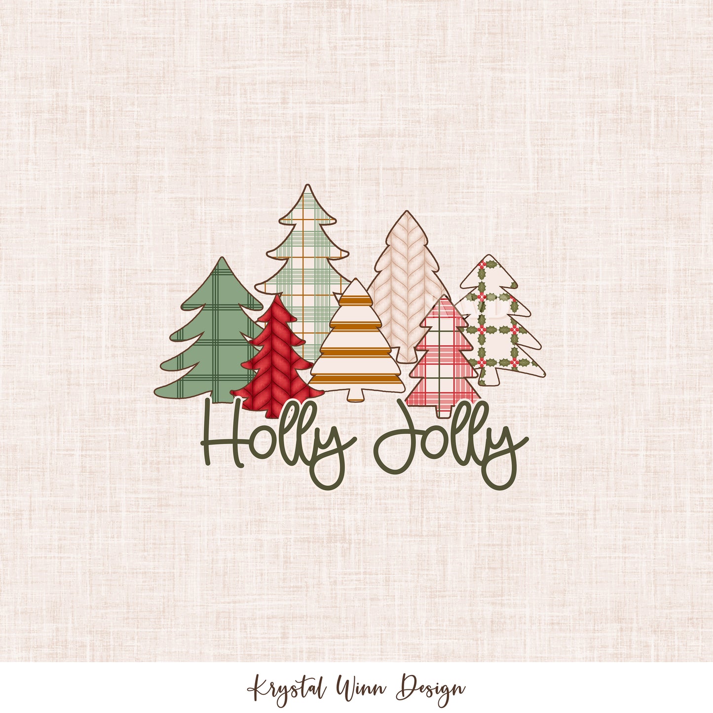 Home for Christmas Holly Jolly KW1044