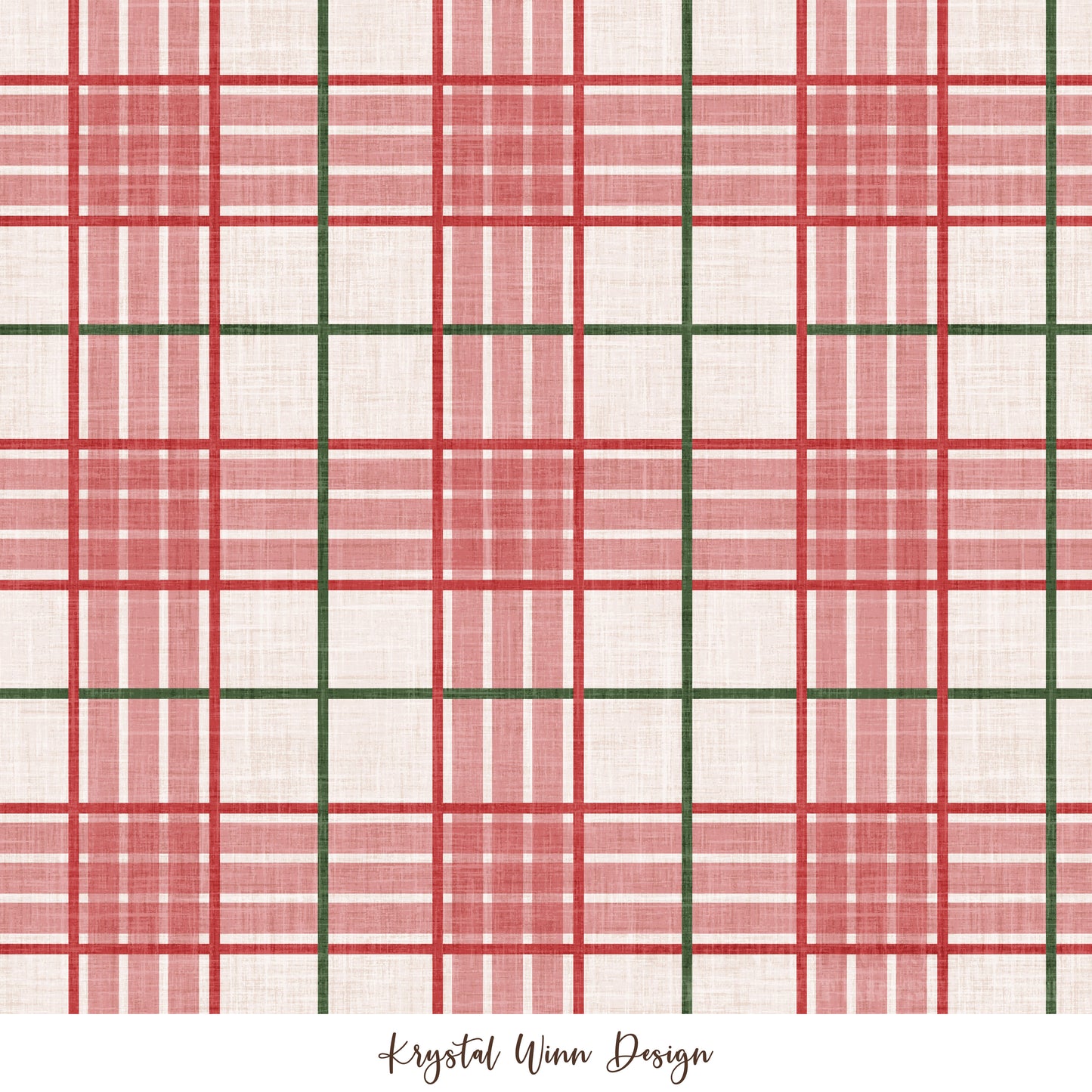 Home for Christmas Plaid KW1040