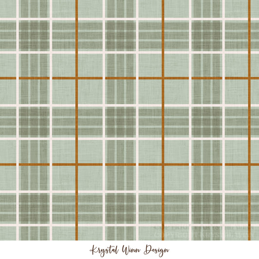 Home for Christmas Plaid KW1038