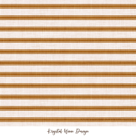 Home for Christmas Stripe Gold KW1032