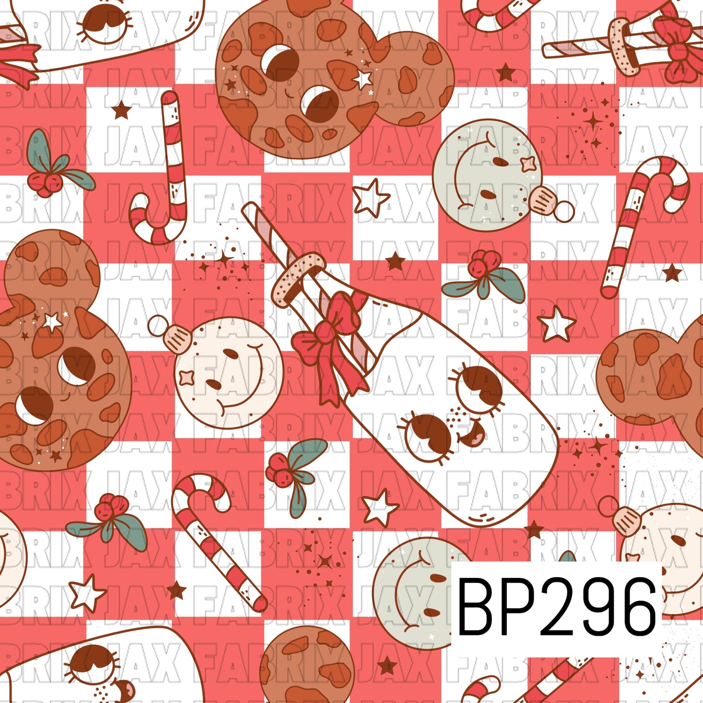 Milk and Cookies Red Check BP296