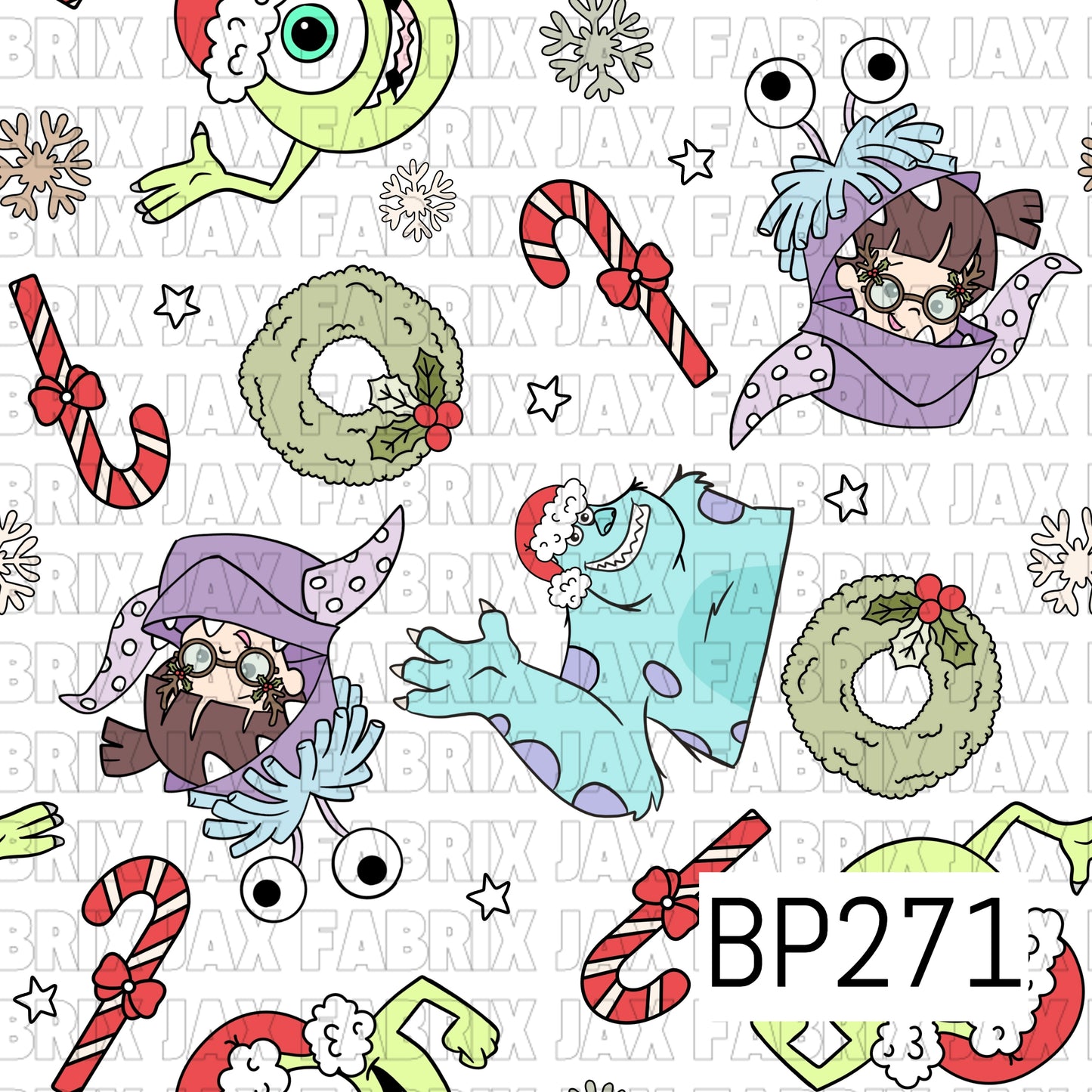 Christmas Monster White BP271