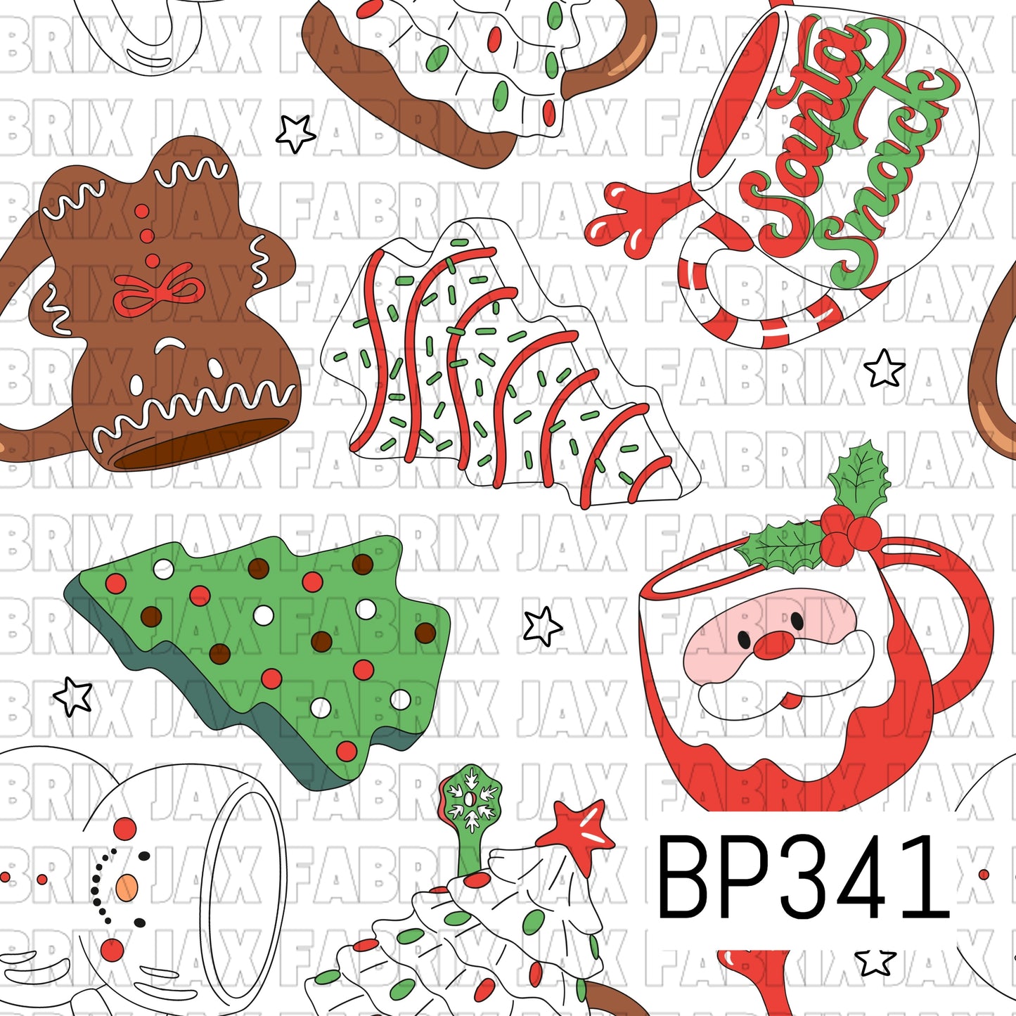 Cookies and Mugs White BP341