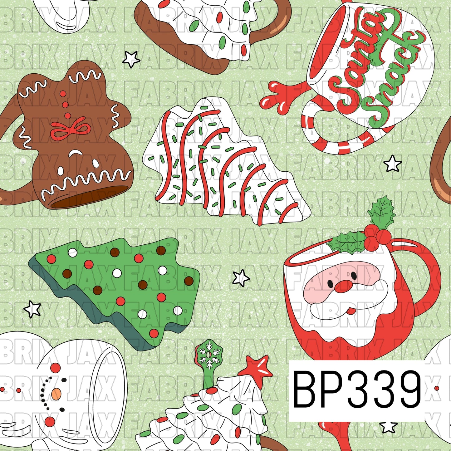 Cookies and Mugs Green BP339