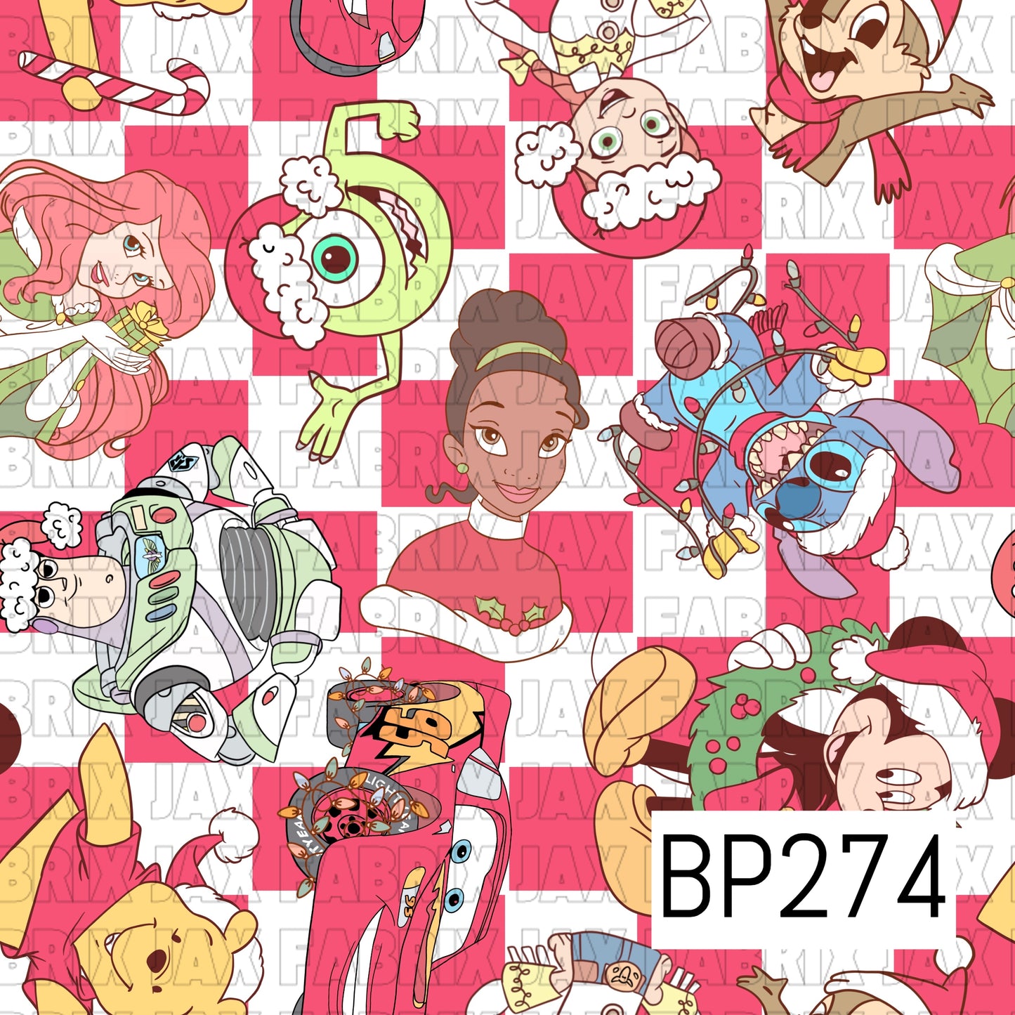 Christmas Friends Red Check BP274