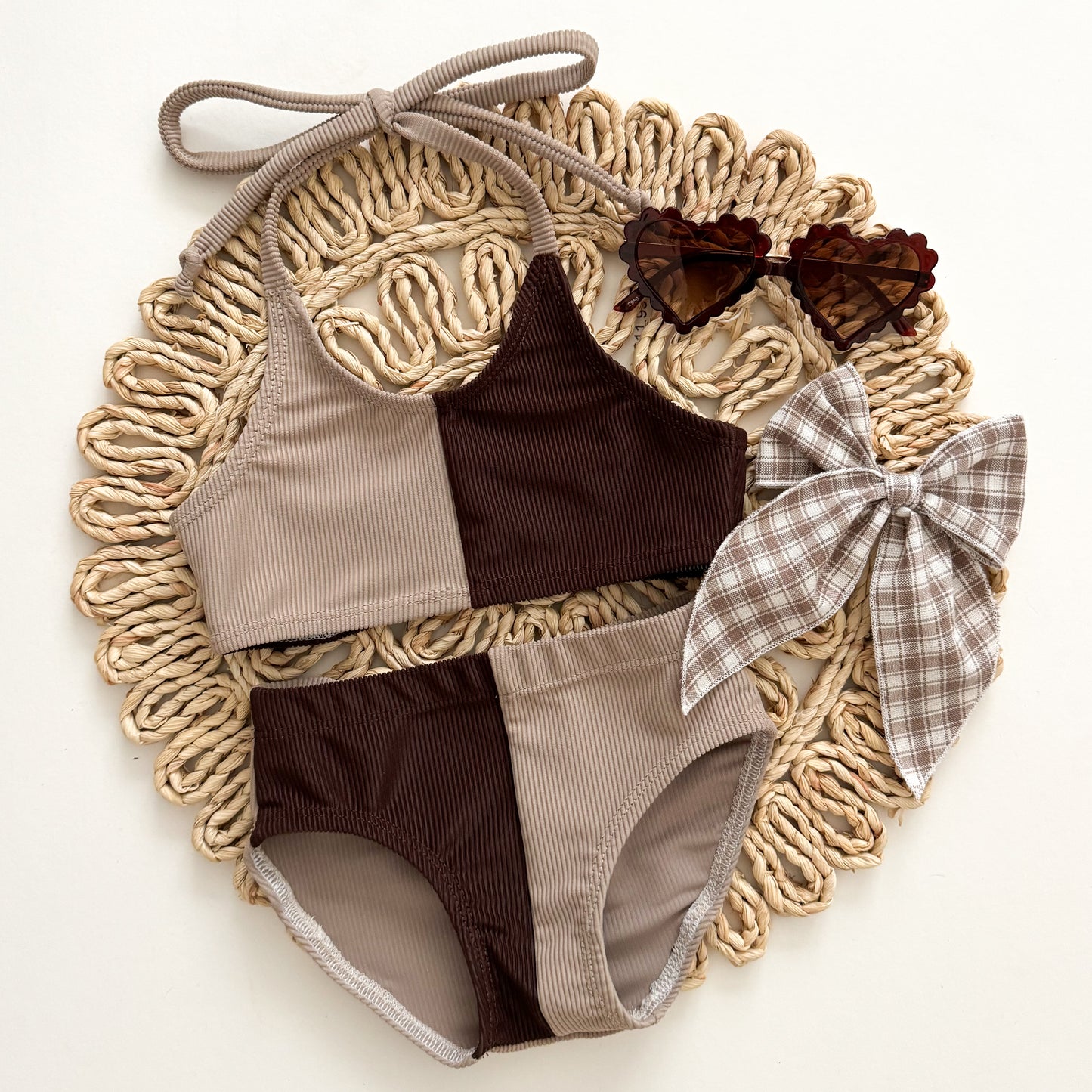 RTS Rib Swim Neutrals (sold in bundles of 2 yards)