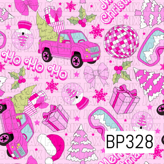 Ho Ho Ho Trucks Pink BP328