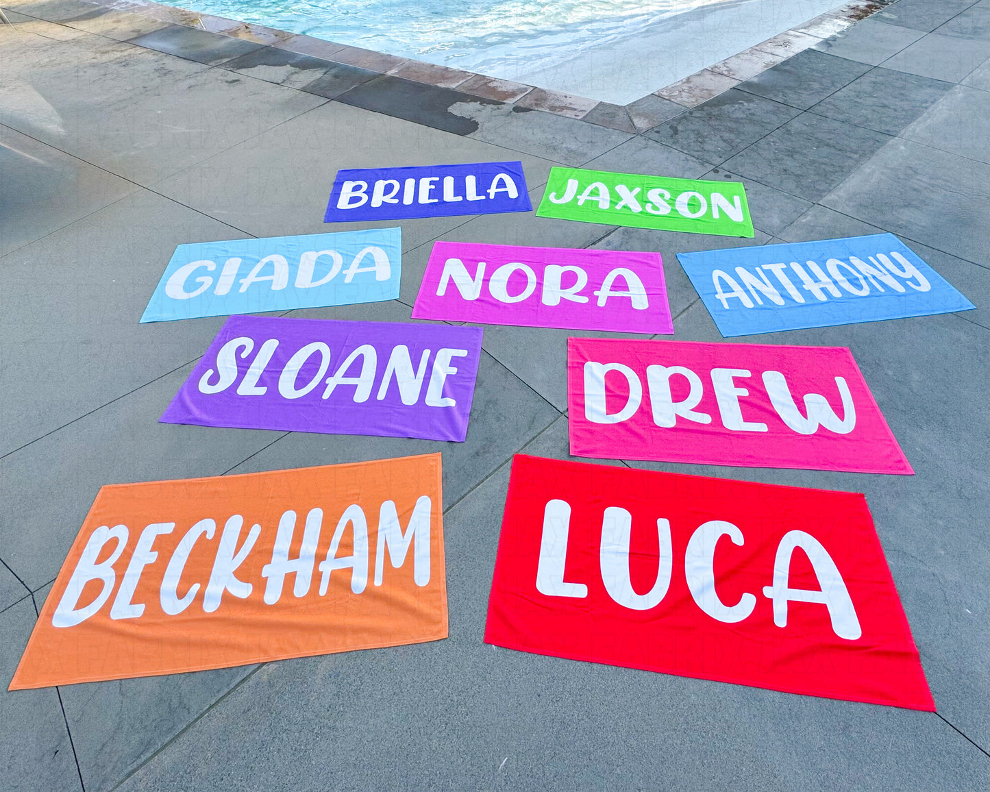 Name Towel E - 30" x 60"