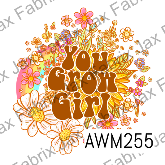 You Grow Girl PNG AWM255