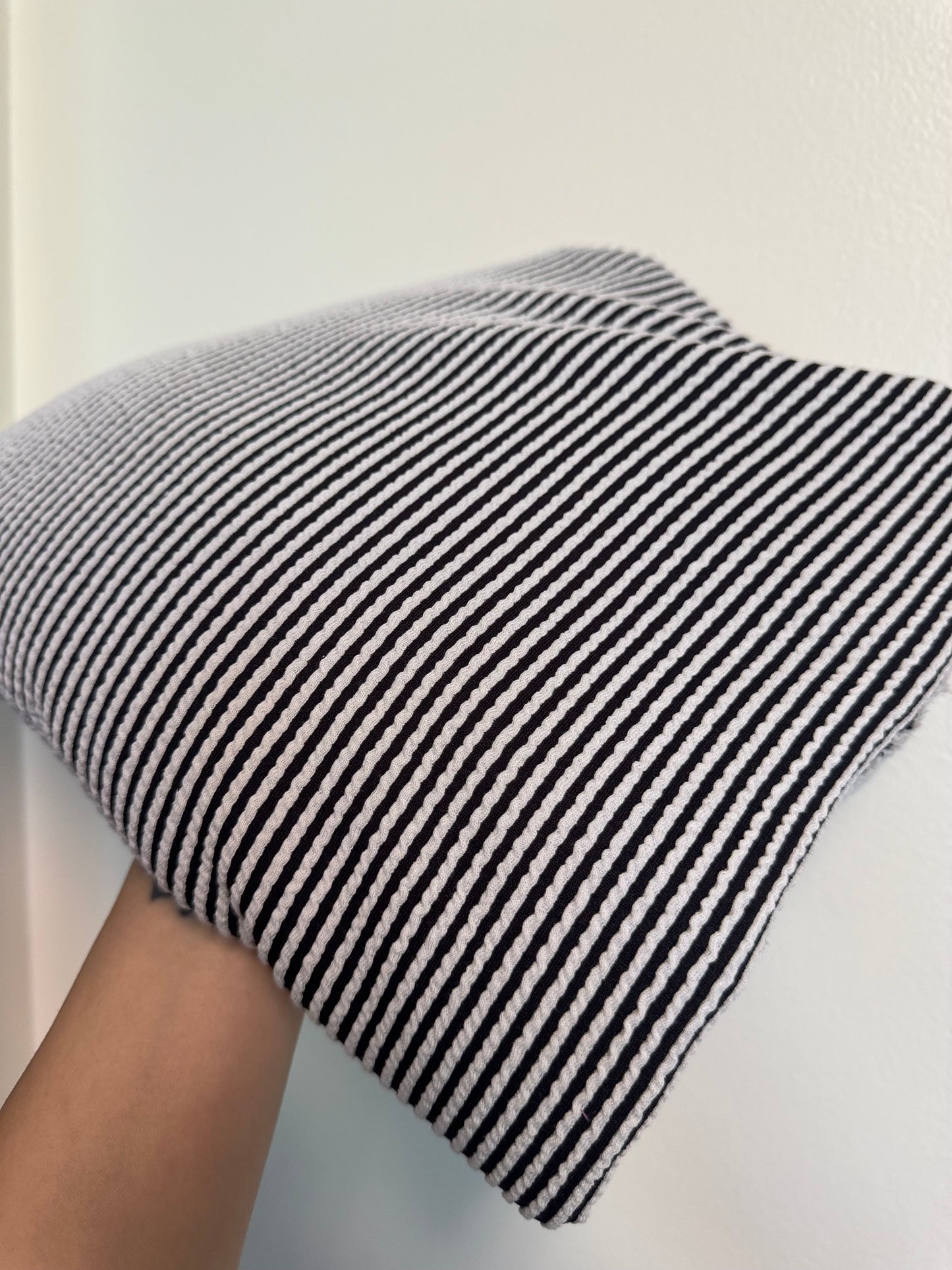 RTS B/W two toned Urban Rib (sold in bundles of 2 yards)