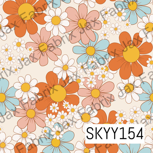 Vintage Retro Floral Daisy SKYY154