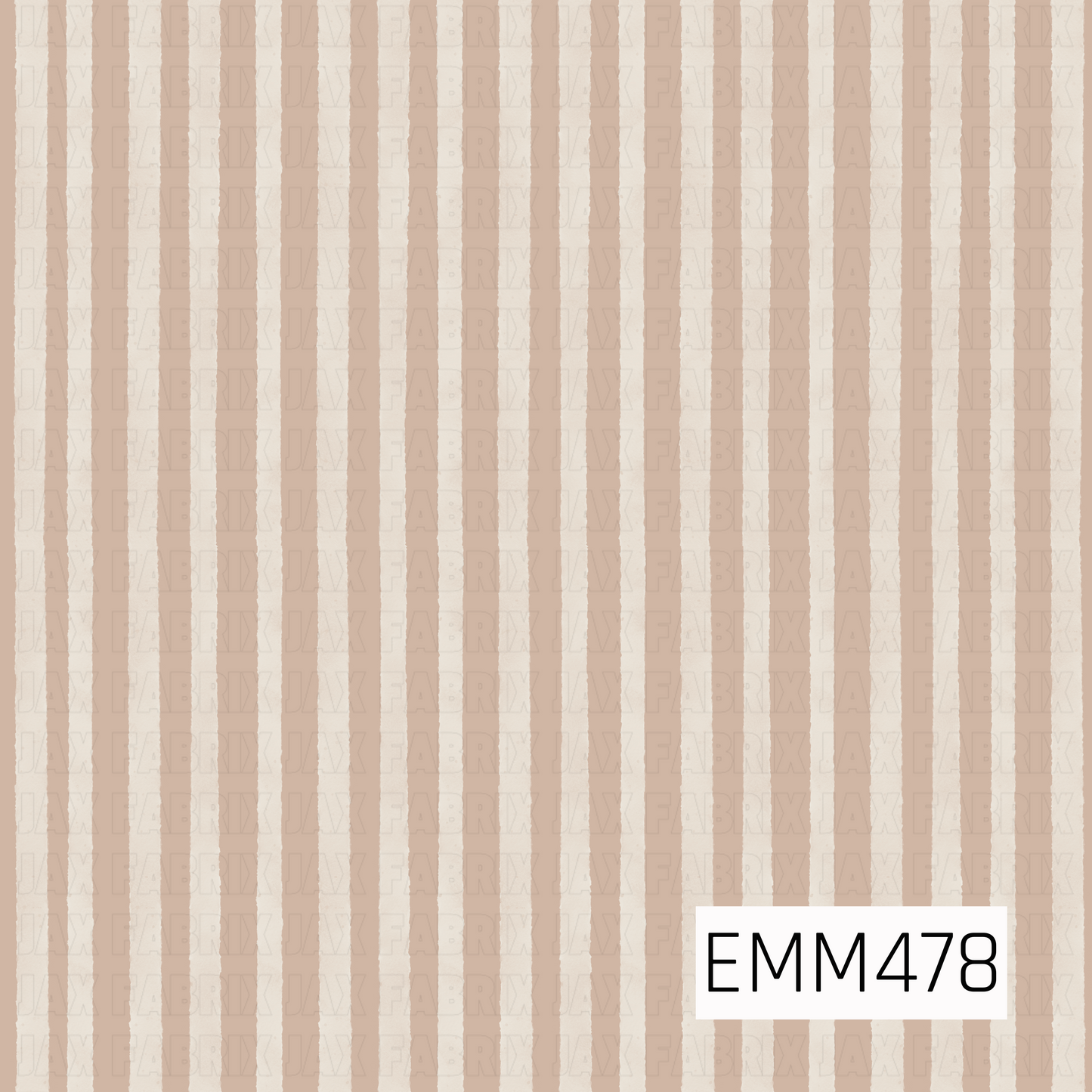 A simple hand-painted stripe pattern featuring softly textured, uneven vertical lines in warm beige and creamy white for a cozy, organic look.
