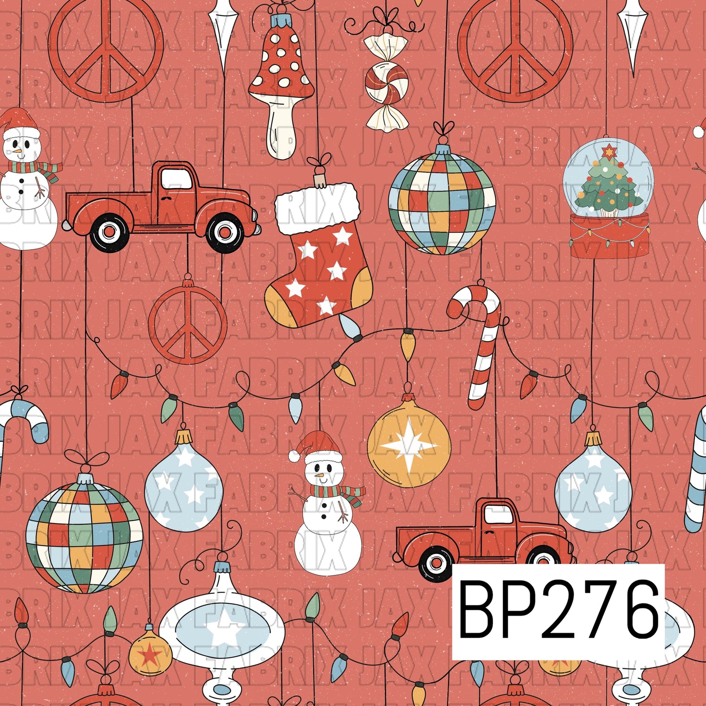 Christmas Truck Ornaments BP276