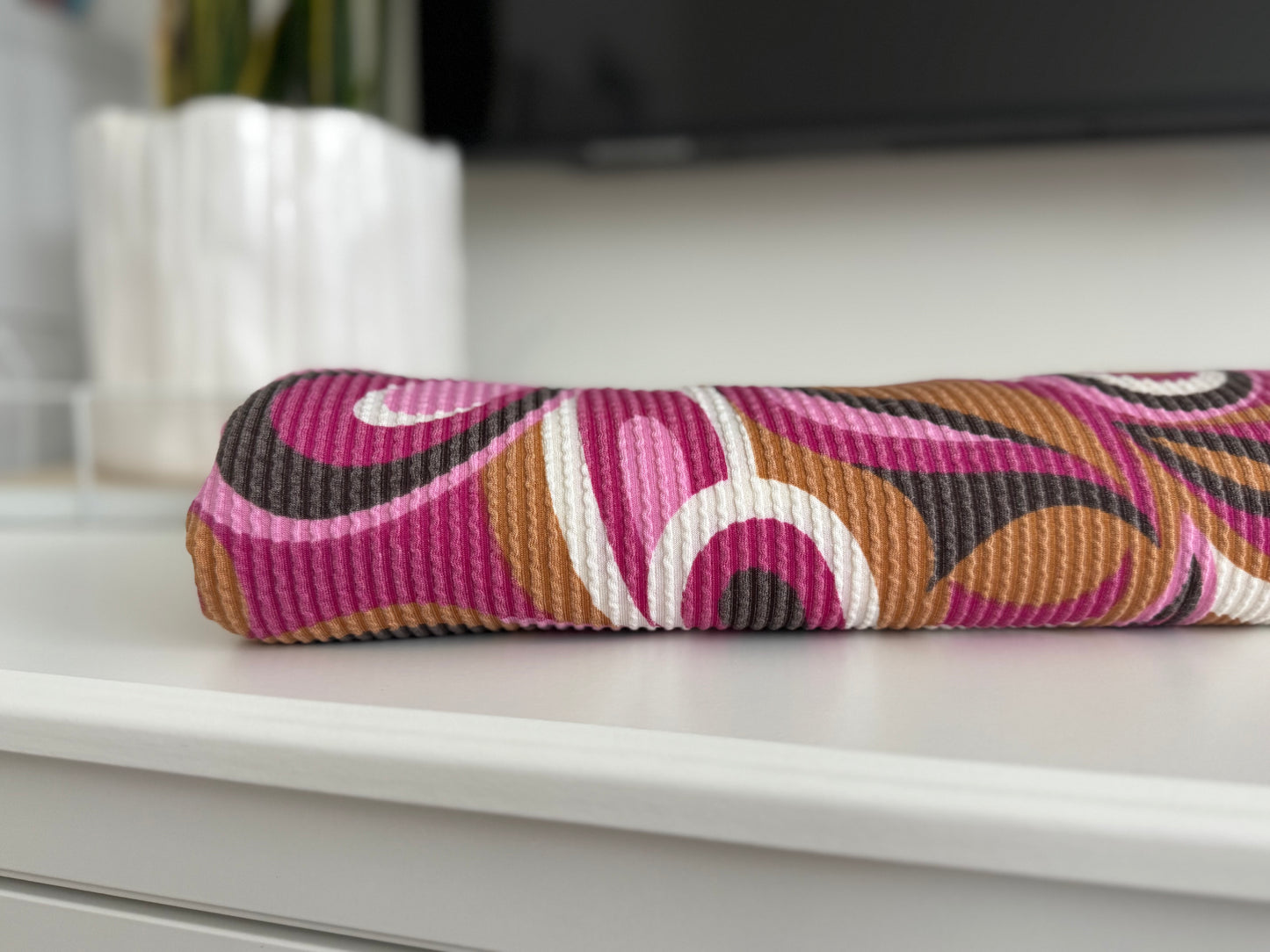 RTS Pink Groovy Urban (sold in bundles of 2 yards)