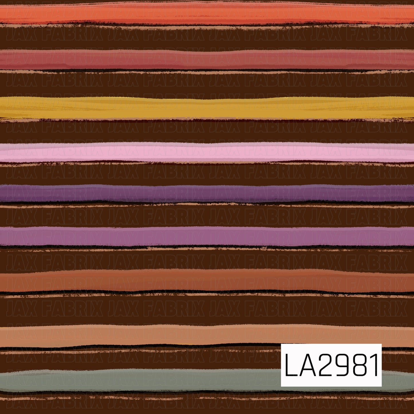 LA2981 - Hello Fall Stripe Brown