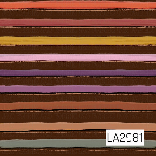 LA2981 - Hello Fall Stripe Brown