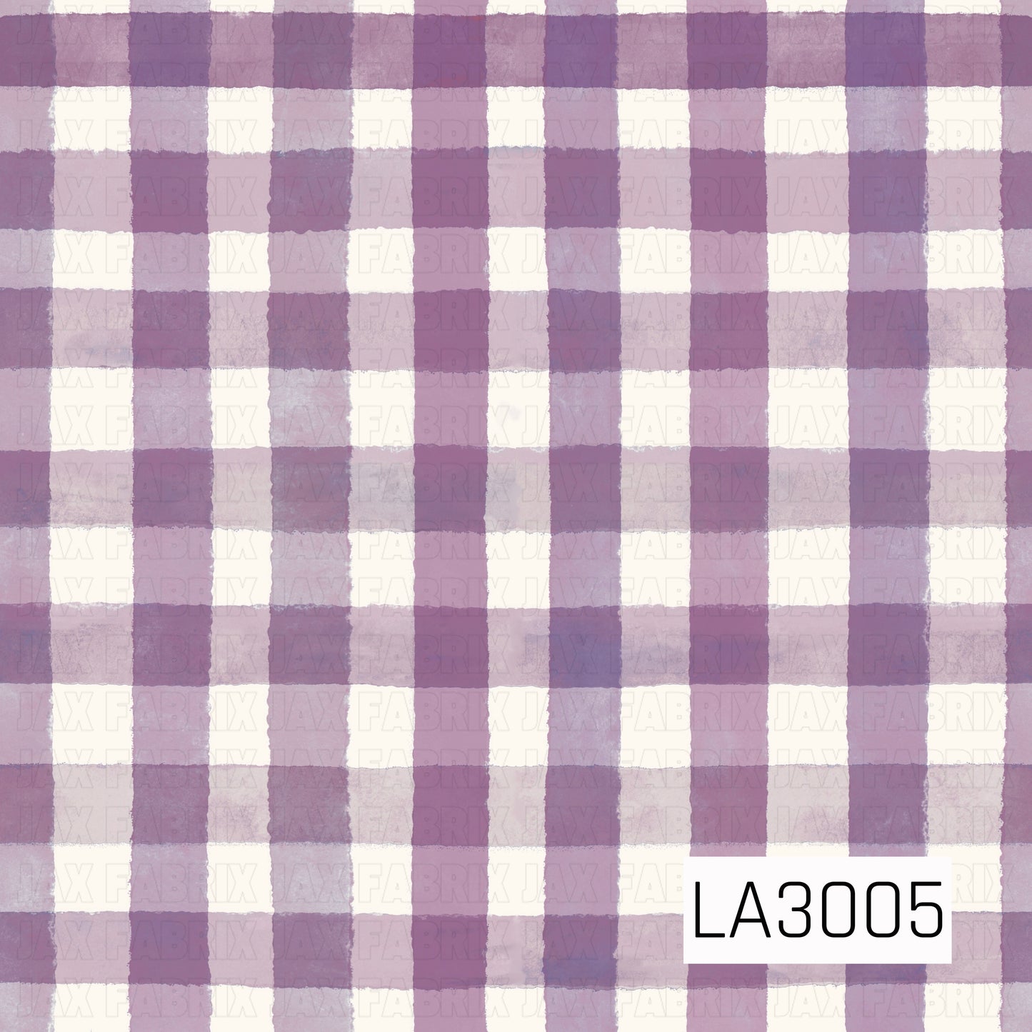 A soft watercolor plaid featuring lavender, dusty lilac, pale violet, and crisp white tones. The hand-painted brushstroke texture creates a cozy, vintage-inspired check pattern that coordinates beautifully with floral, cottagecore, and seasonal fall designs.

