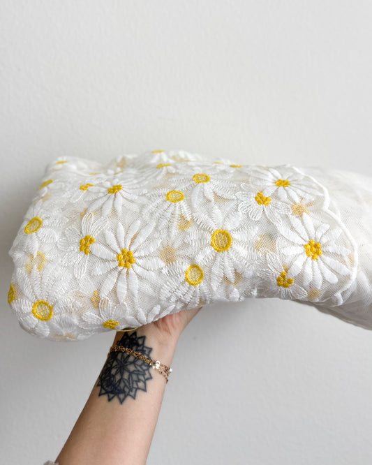 RTS Sunflower Embroidered Fabric