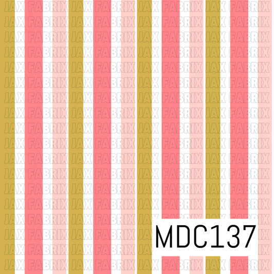 Pink Christmas Stripes MDC137