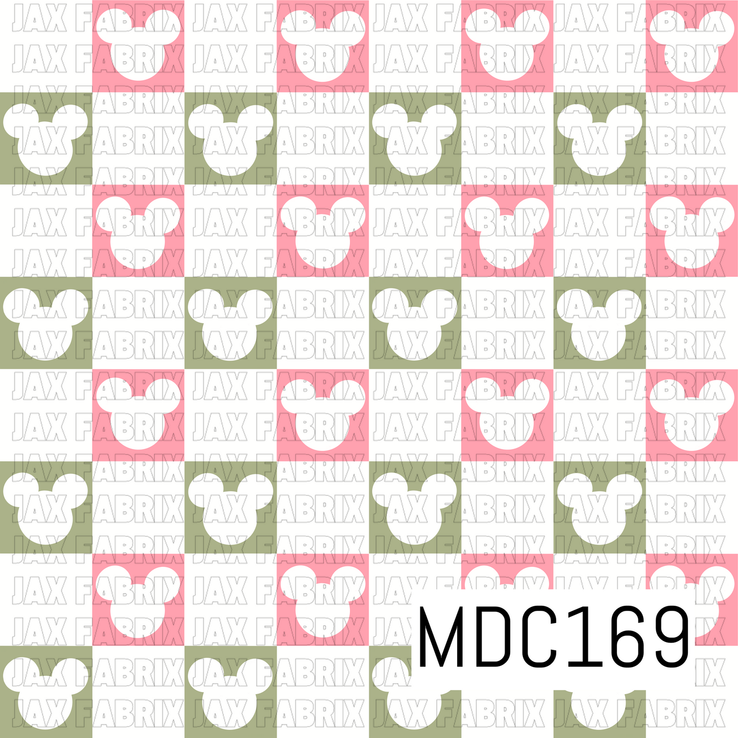 Mouse Check Pink and Green MDC169