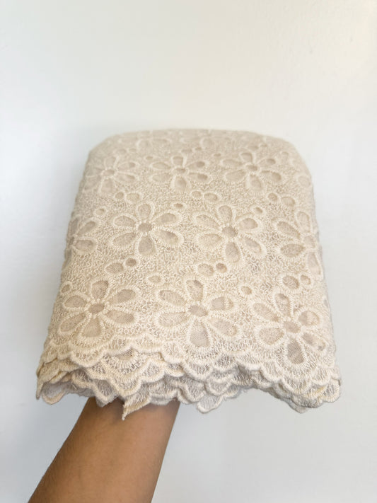 RTS Floral Embroidered Fabric