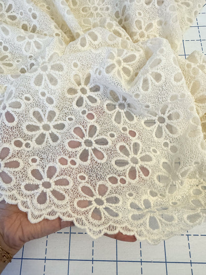 RTS Floral Embroidered Fabric