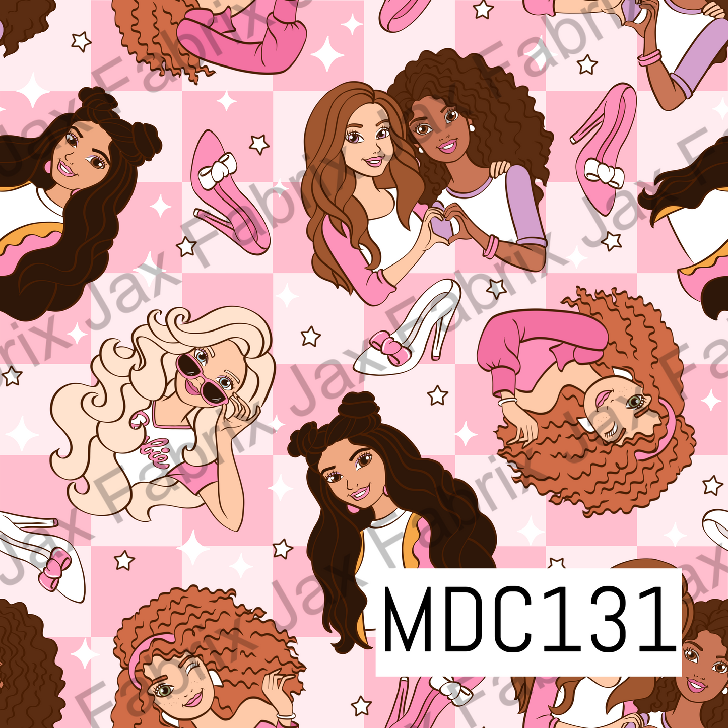 Pink Dolls Check MDC131