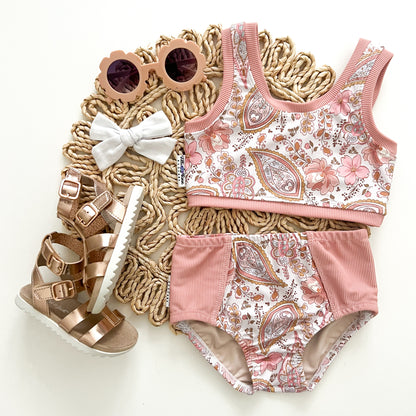 RTS Pink Rib Swim