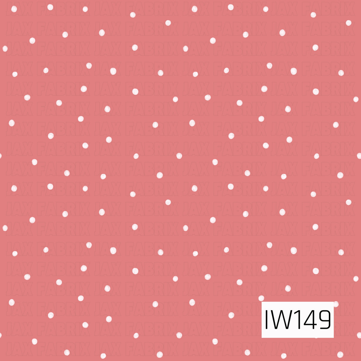 A sweet and simple seamless polka dot pattern featuring tiny, softly textured white dots scattered evenly across a warm dusty rose background. The delicate dots create a charming, timeless design with a subtle hand-painted feel, perfect for coordinating with vintage-inspired florals and romantic prints.