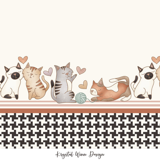 Kitty Love Border Cats KW1073