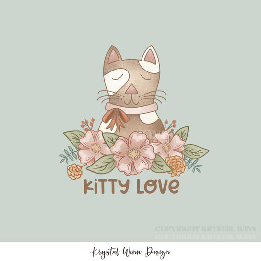 Kitty Love Panel KW1081