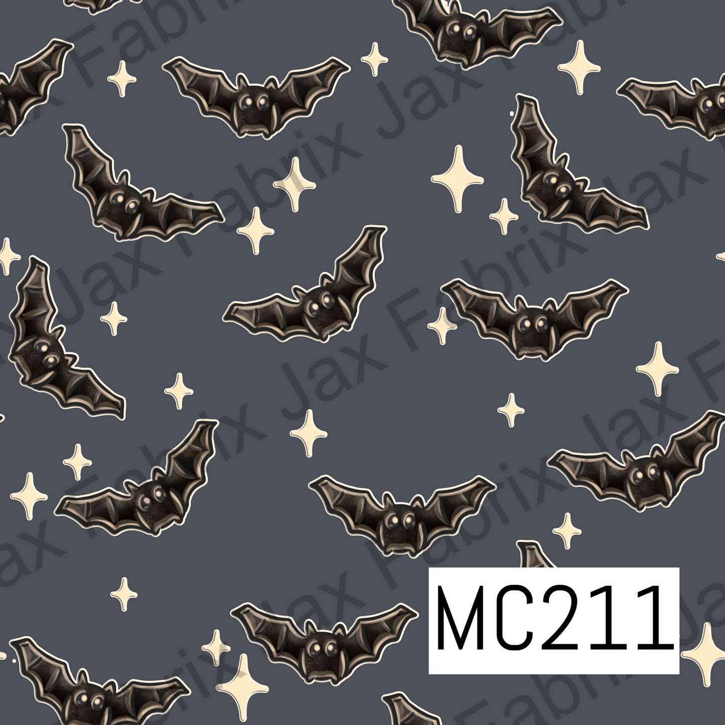 Creature Of The Night Bats Blue MC211