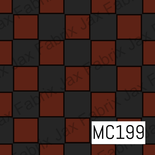 Creature Of The Night Black and Red Check MC199