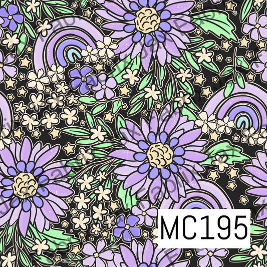 Purple Flowers MC195
